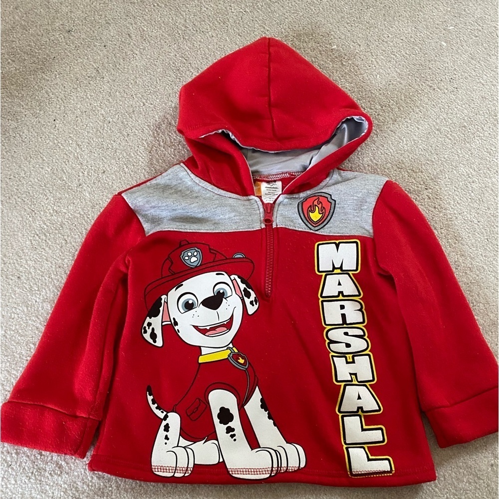 Paw Patrol Chase Marshall Toddler Hoodie 3t Pullover